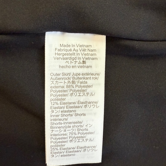 NEW - L J. Crew Black Pleated Active Skort - Picture 5 of 7